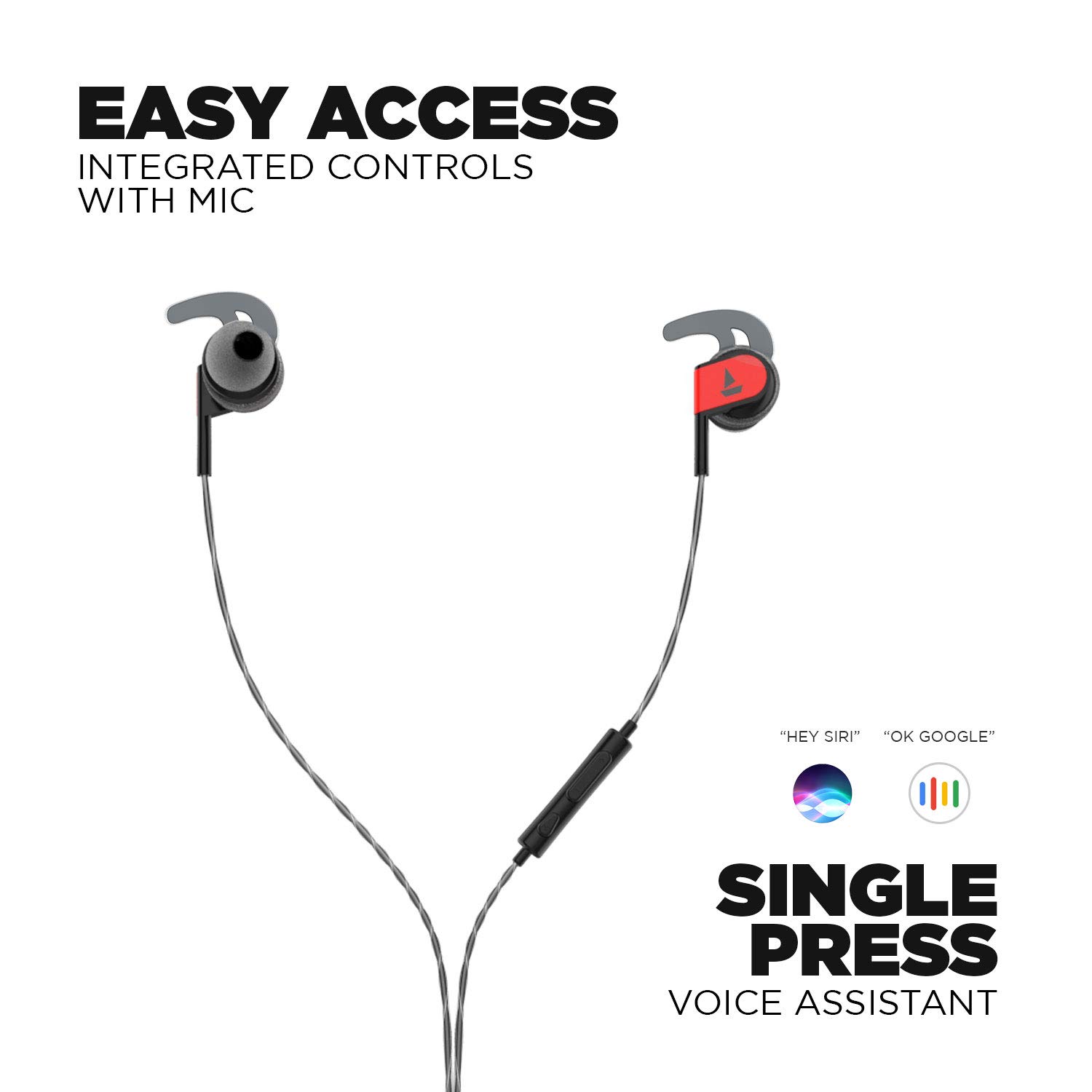 boAt Bassheads 242 in Ear Wired Earphones with Mic